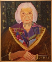 Jean-David Gonnet, Rolande, acrylique sur toile, 65 x 54, 2010