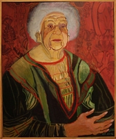 Jean-David Gonnet, Paulette, acrylique sur toile, 65 x 54, 2010